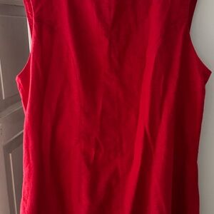 Abercrombie and Fitch Never Worn Linen Red Dress